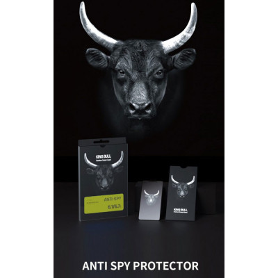 Miếng dán cường lực iPhone 14 Pro Max Chống nhìn trộm Mipow Kingbull Premium HD